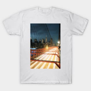 New York Light Trails T-Shirt